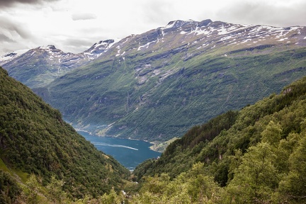 Bilck auf das Geirangerfjord