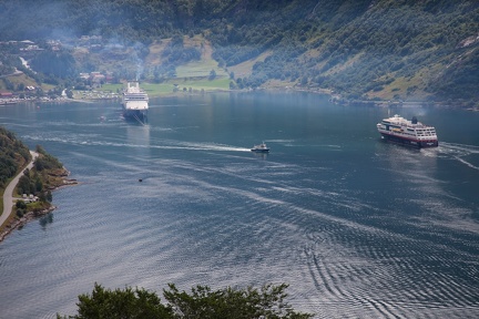 Im Hafen von Geiranger