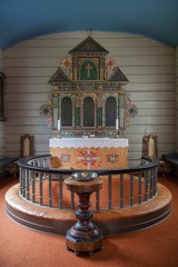Taufaltar in der Dorfkirche