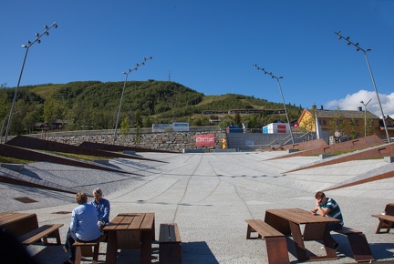 Zentraler Platz in Geilo