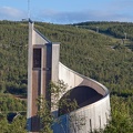 moderne Kirche bei Geilo