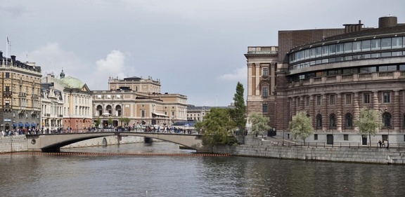 Riksdagshuset (Reichstag) und Riksbron